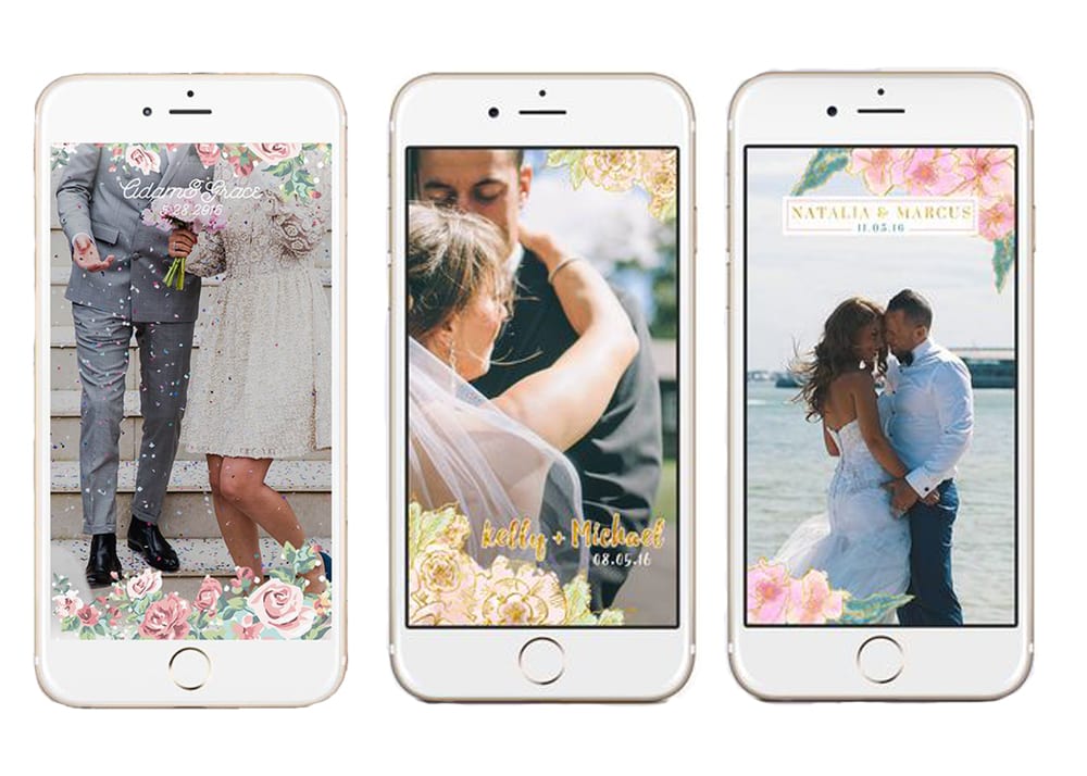 Snapchat Wedding Filter Template from treasuryontheplaza.com